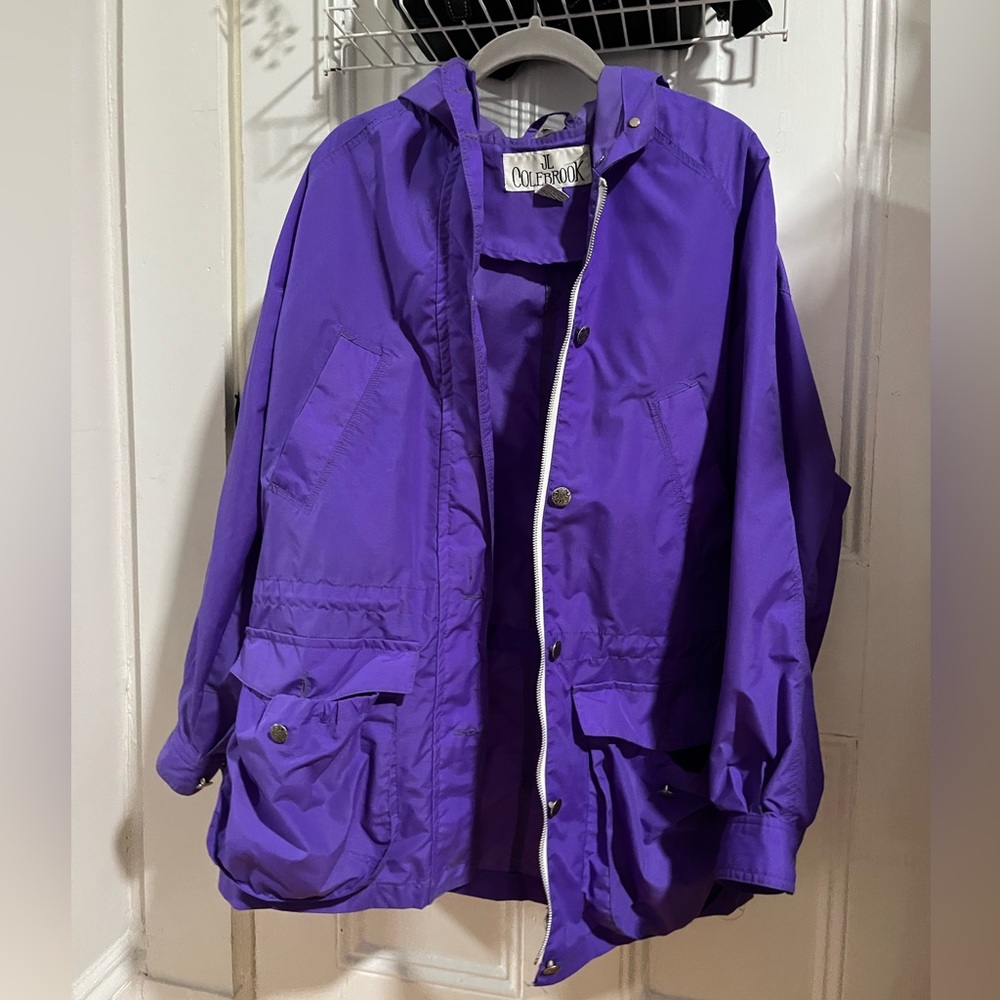 JL CLOEBROOK Vintage HK Unisex athleasure Hoodie Utility Jacket